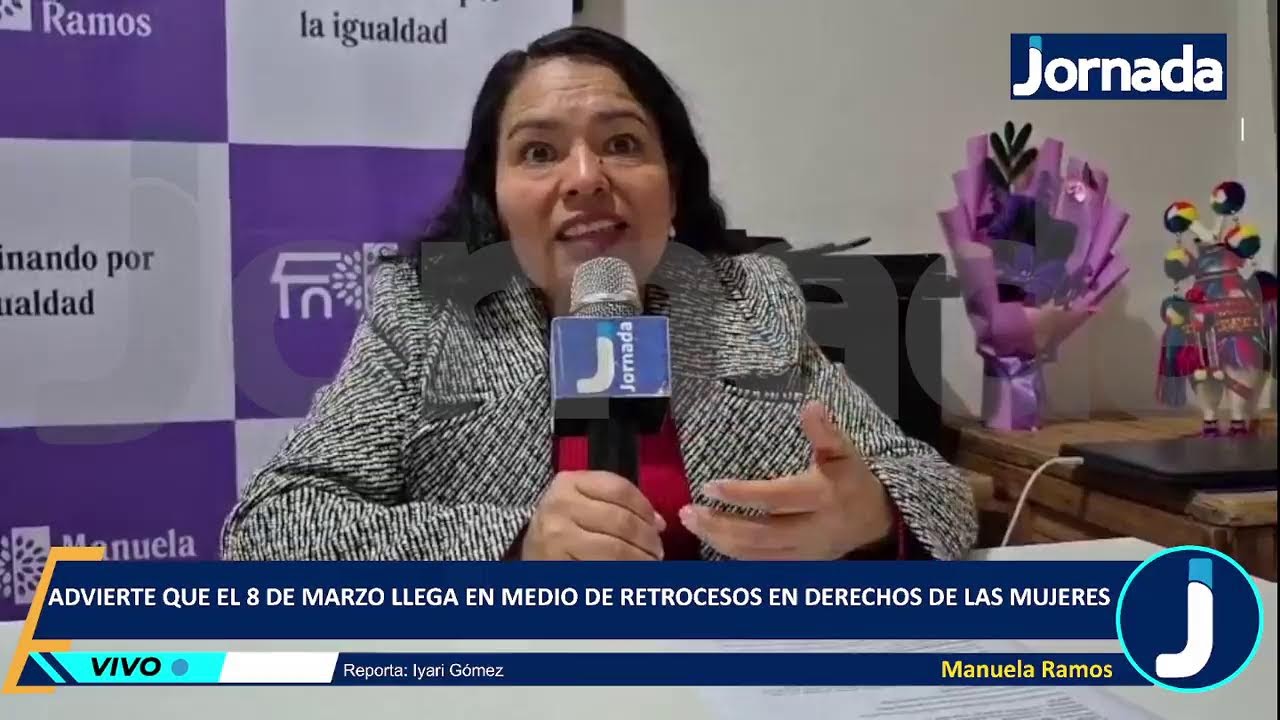 Manuela Ramos advierte que el 8 de marzo llega en medio de retrocesos en derechos de las mujeres