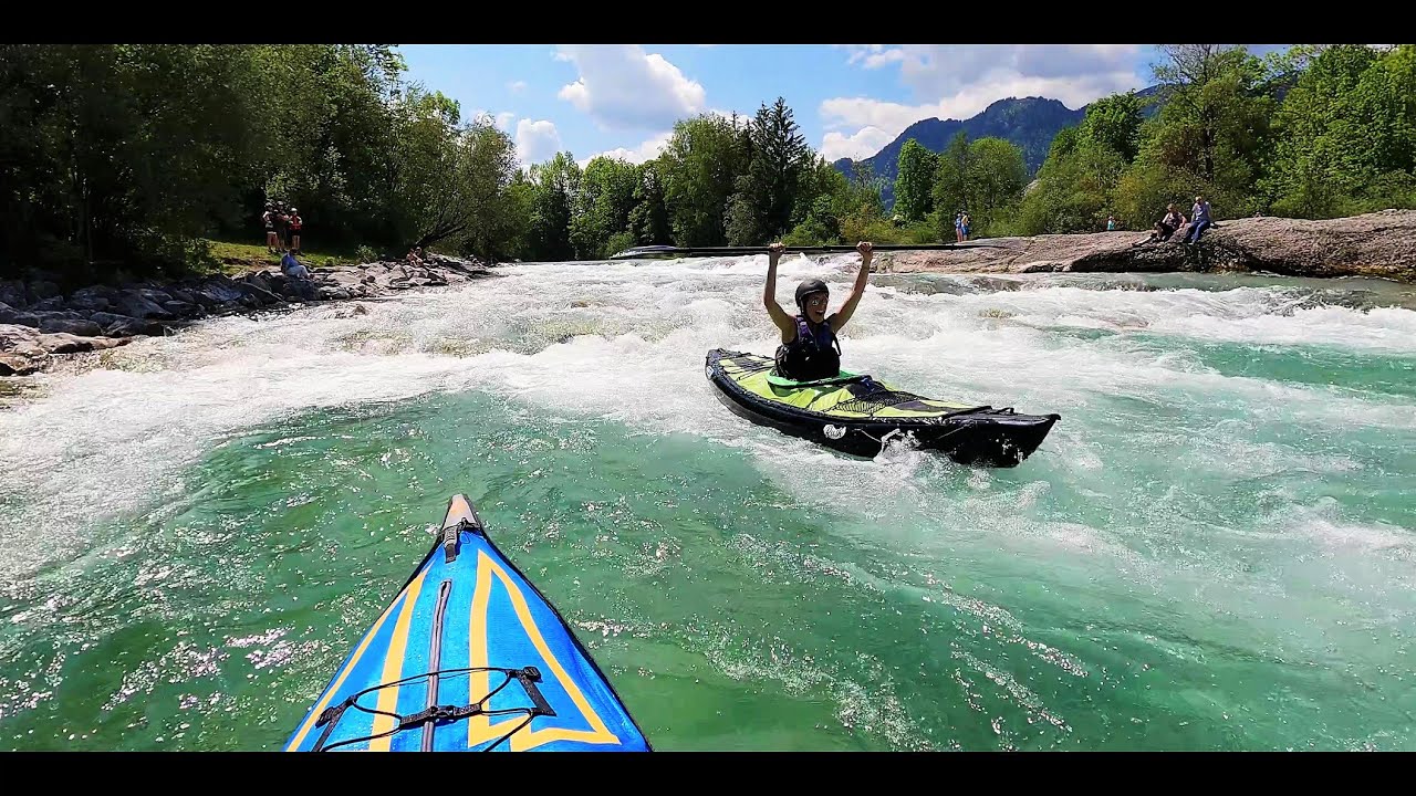 Isar Kajaktour - Im Gumotex Rush und Advanced Elements Expediton (von Lenggries bis Geretsried)