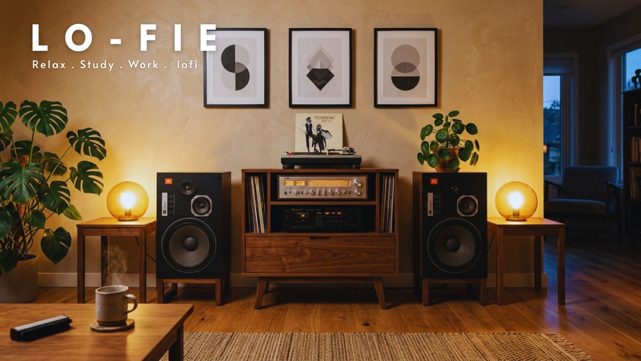 Lo-fi Room | Soft Gentle Music for Deep Focus, Calm Work and Cozy Stress Relief