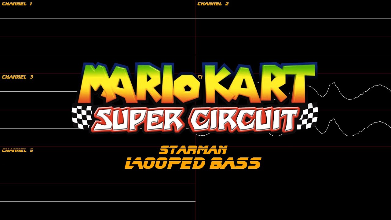 Mario Kart Super Circuit Looped Starman Bass.