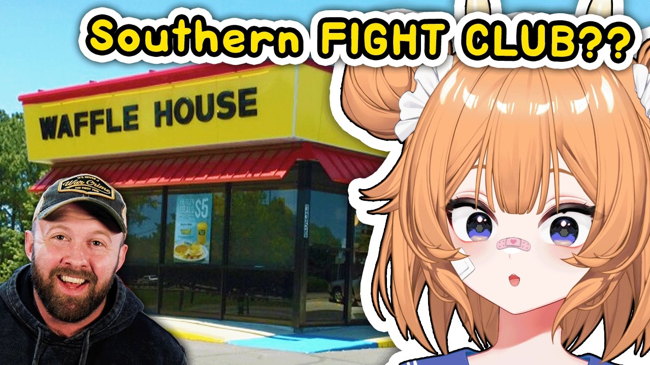 German Vtuber reacts to Waffle House - The Roman Colosseum Of The South | The Fat Files