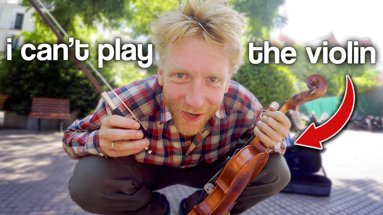 I Hiked Across Spain Using ONLY Street Performing MONEY, but…