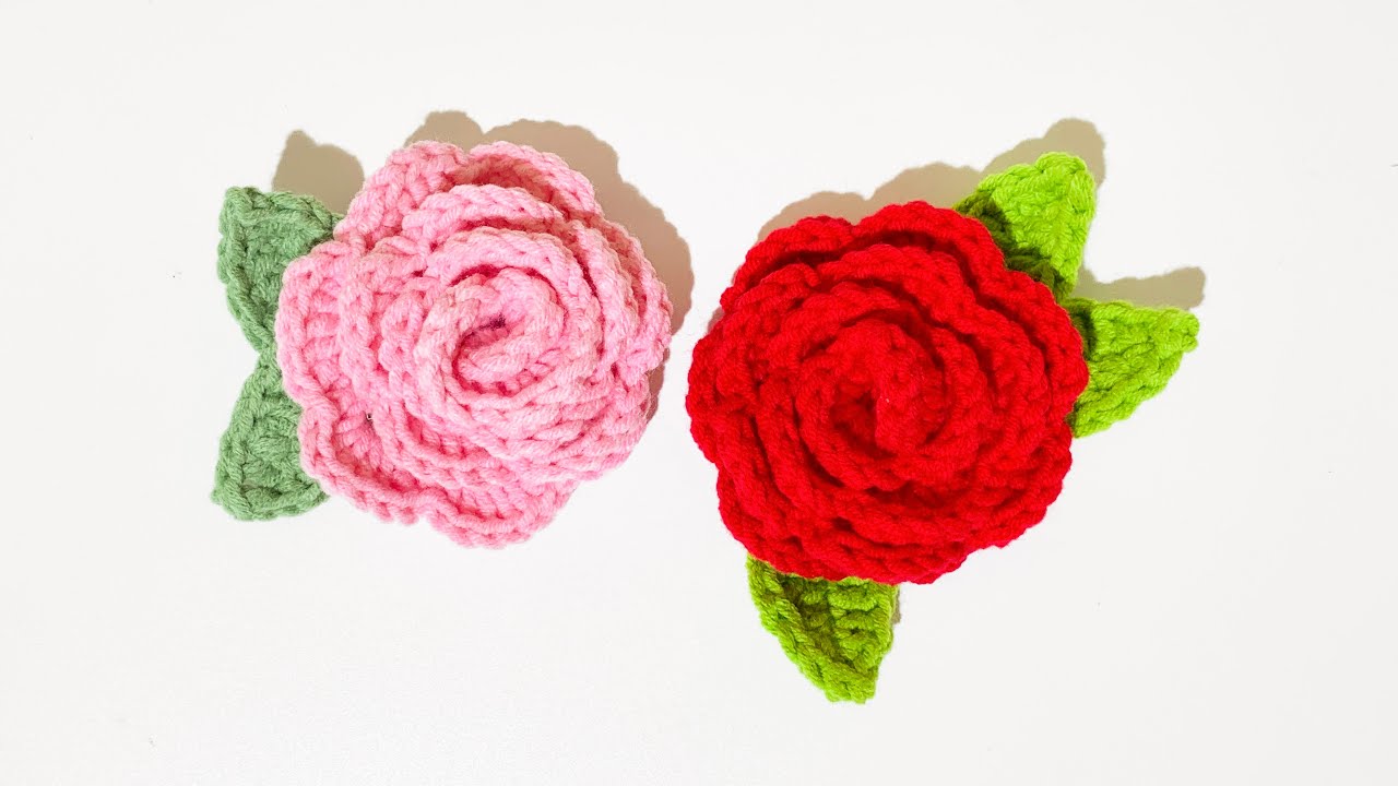 Easy Crochet Camellia Rose Tutorial – Make Your Own Flower Brooch, Hairpin or Brooch for Gifts