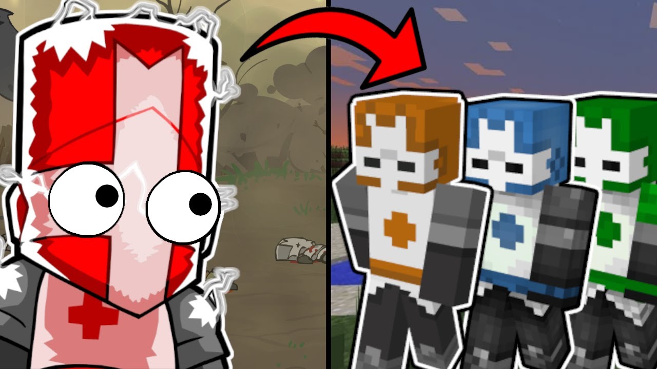 They Added Castle Crashers to MINECRAFT?!