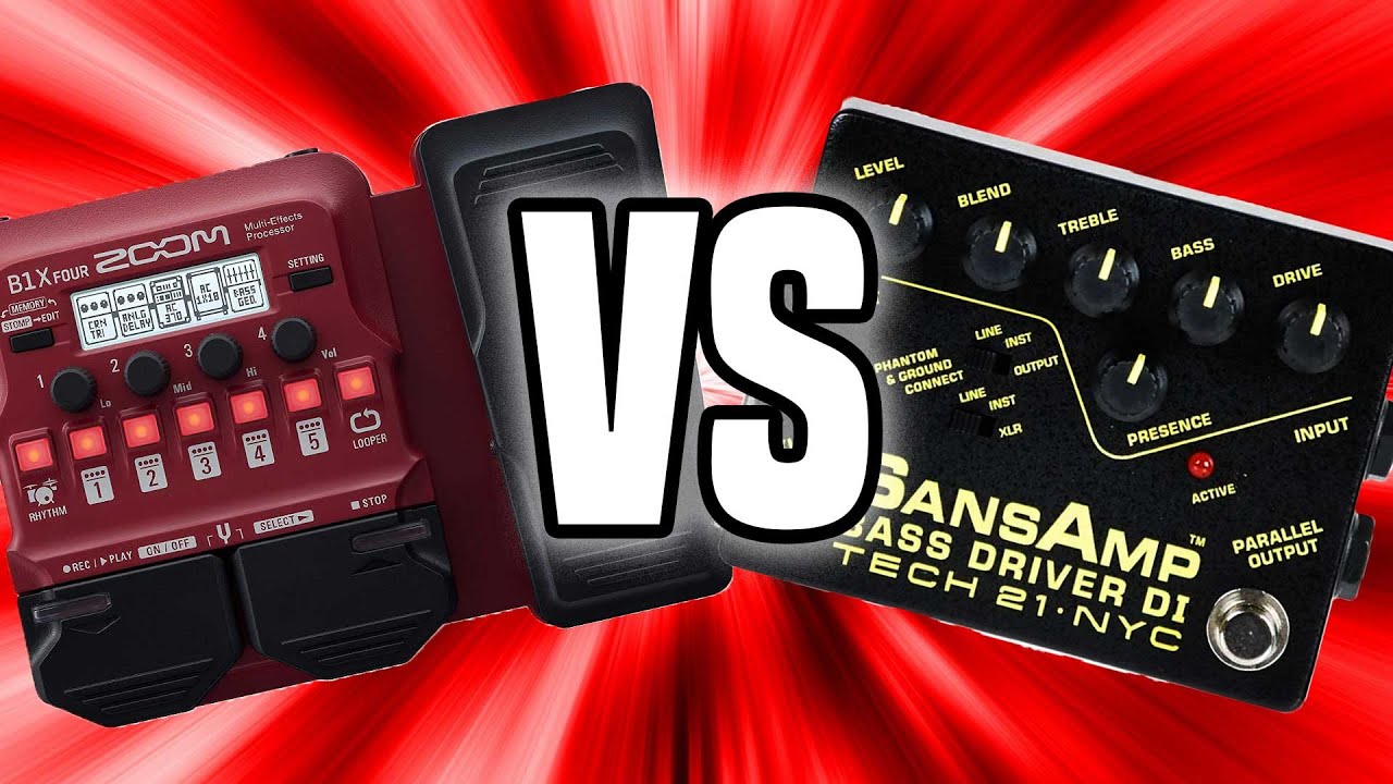 Zoom B1x Four VS Sansamp BDDI
