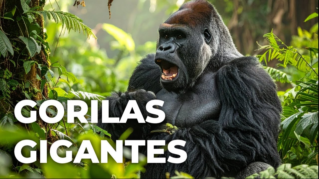Cara-a-Cara com os Raros Gorilas das Montanhas