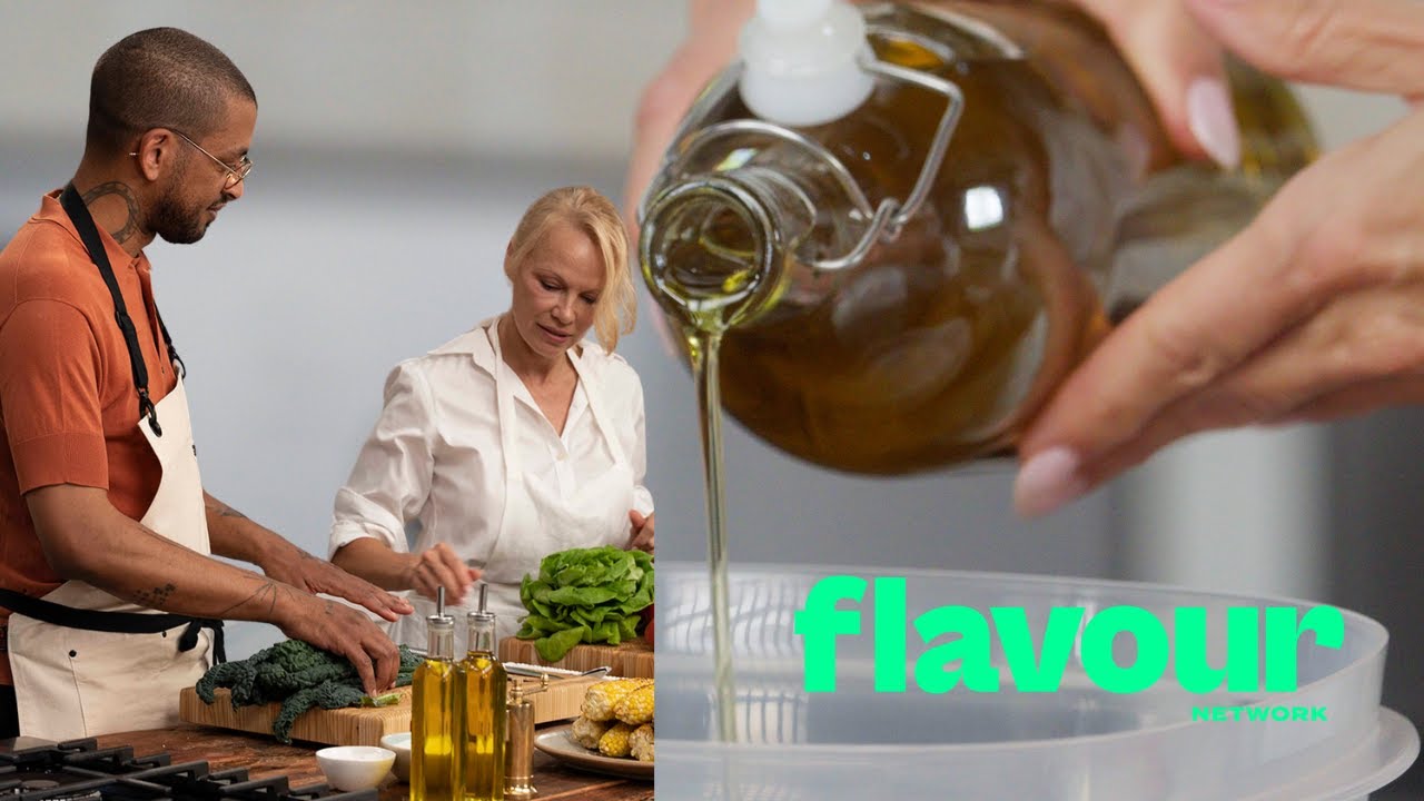Pamela Anderson Learns How to Make Smoked Olive Oil With David Zilber | Pamela's Cooking With Love