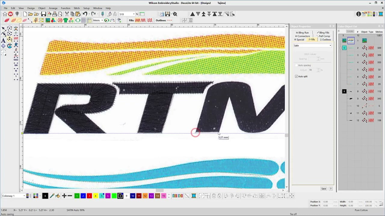 Mit Wilcom ganz einfach ein Logo digitalisieren