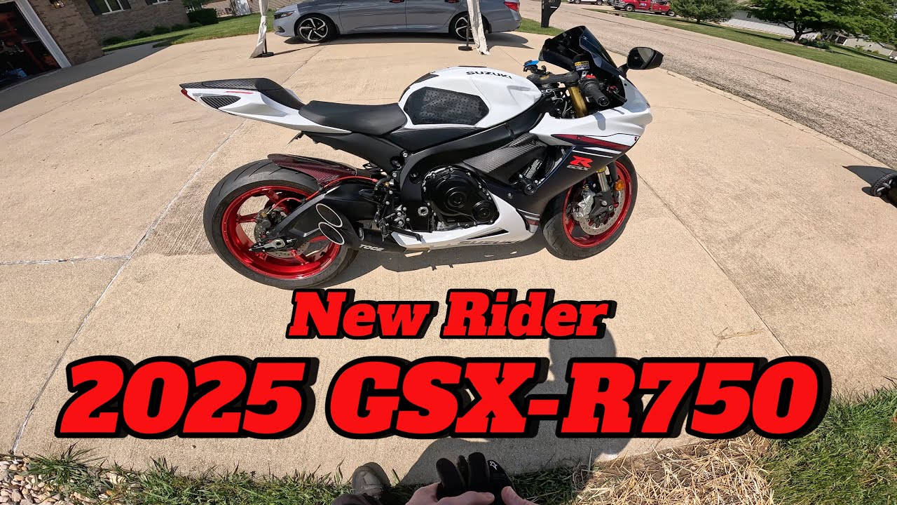 NEW RIDER ON A 2025 GSX-R750
