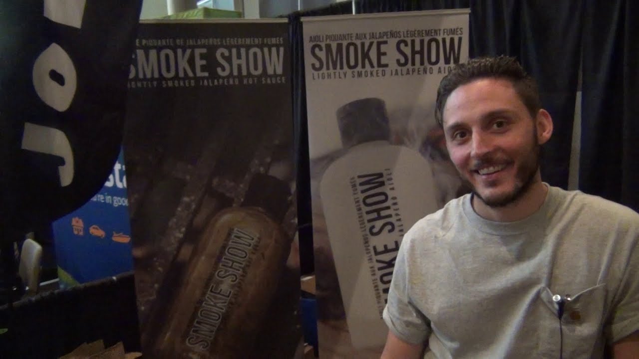 smoke show Jalapeno hot sauce @ gourmet food and wine expo 2018