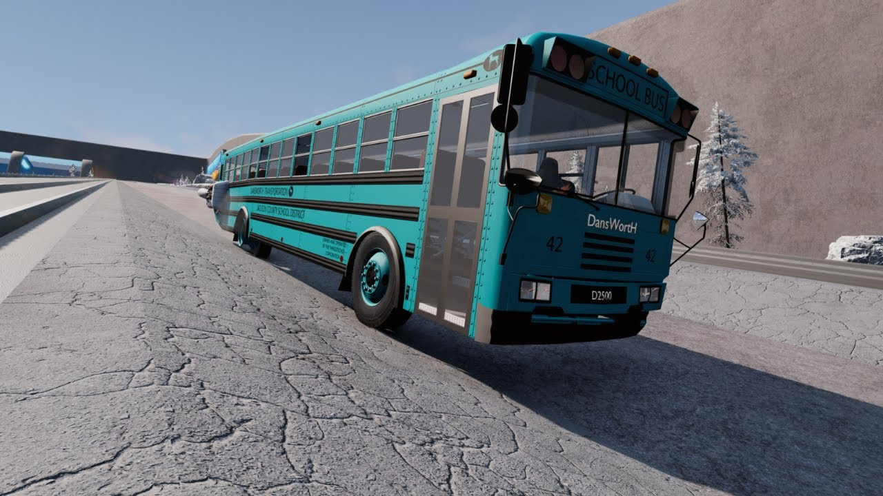 EPIC SCHOOL BUS CRASH 3 | BeamNG Drive
