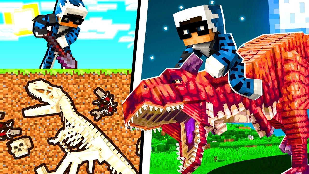 CERCO I DINOSAURI SU MINECRAFT - ITA
