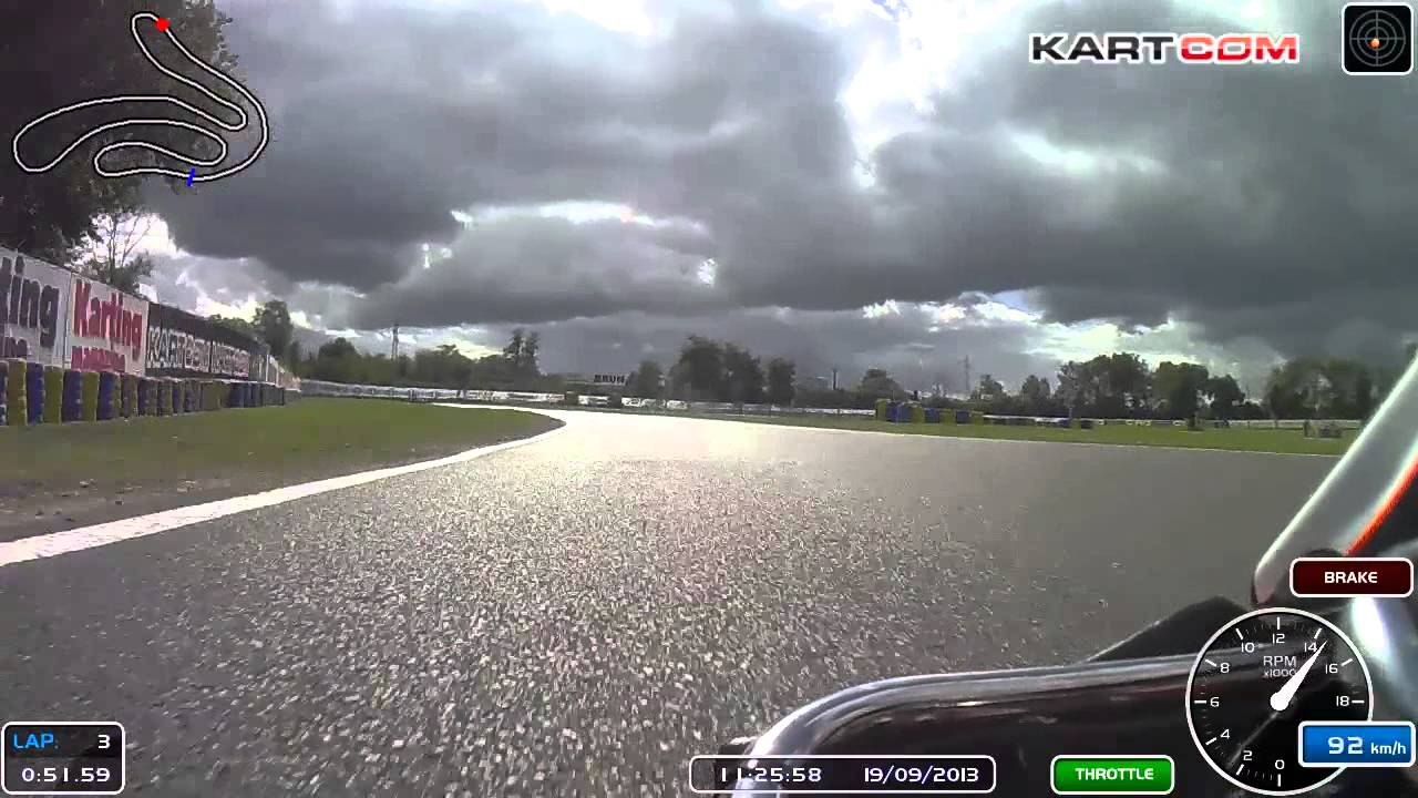 On Board Camera with Anthony Abbasse - KZ World Championship 2013 - Varennes