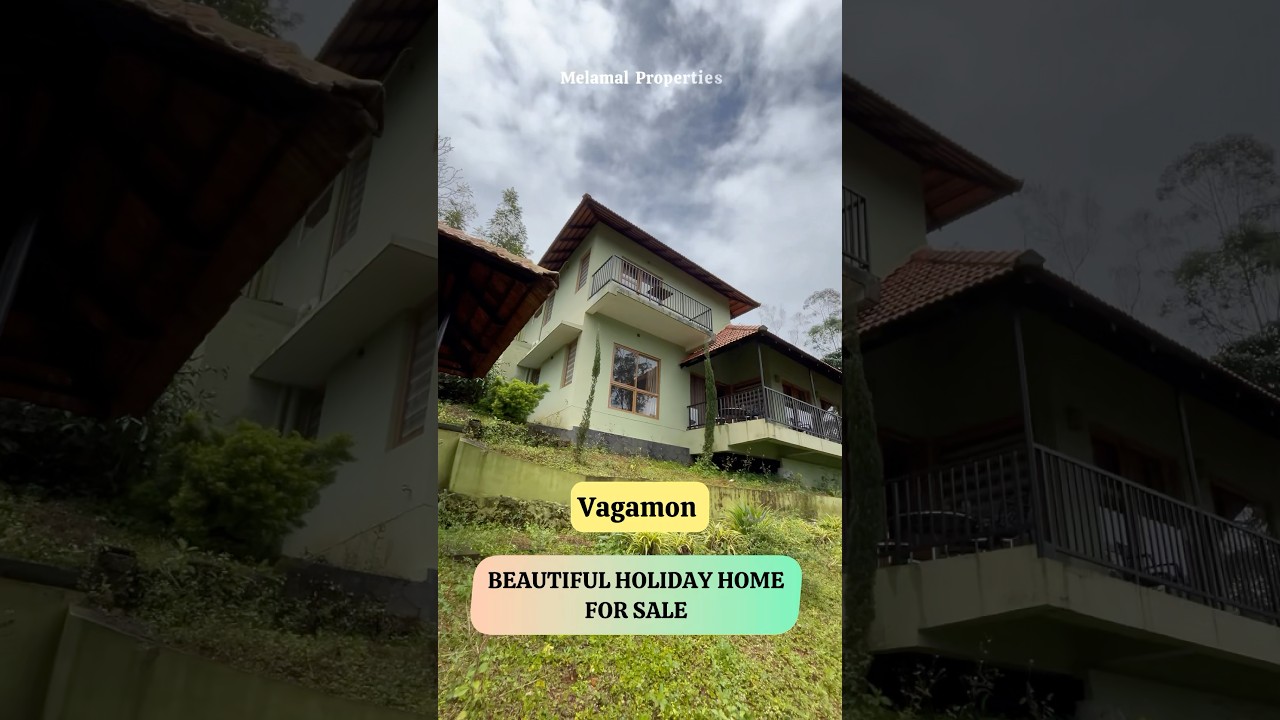 HOLIDAY HOME FOR SALE IN &ldquo;VAGAMON&rdquo;. 12 CENTS & 1500 SQFT. #vagamon #vagamonresorts #forsale #villa