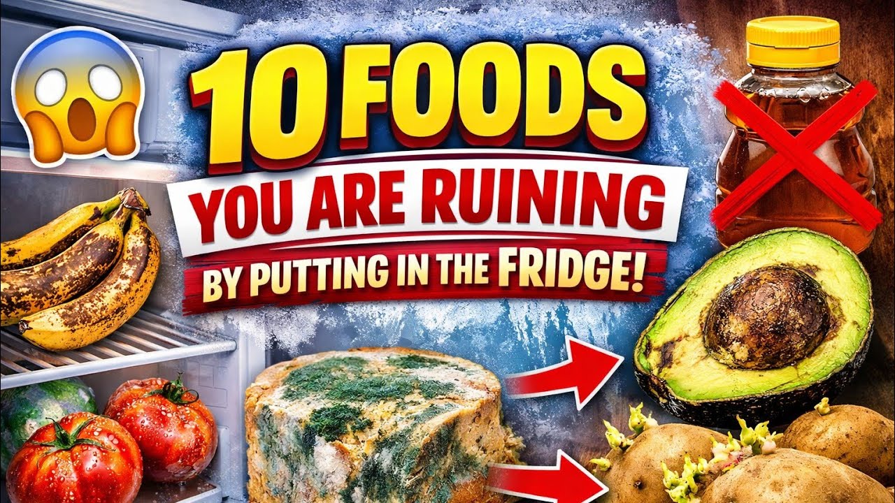 10 Foods You Are Ruining by Putting in the Fridge