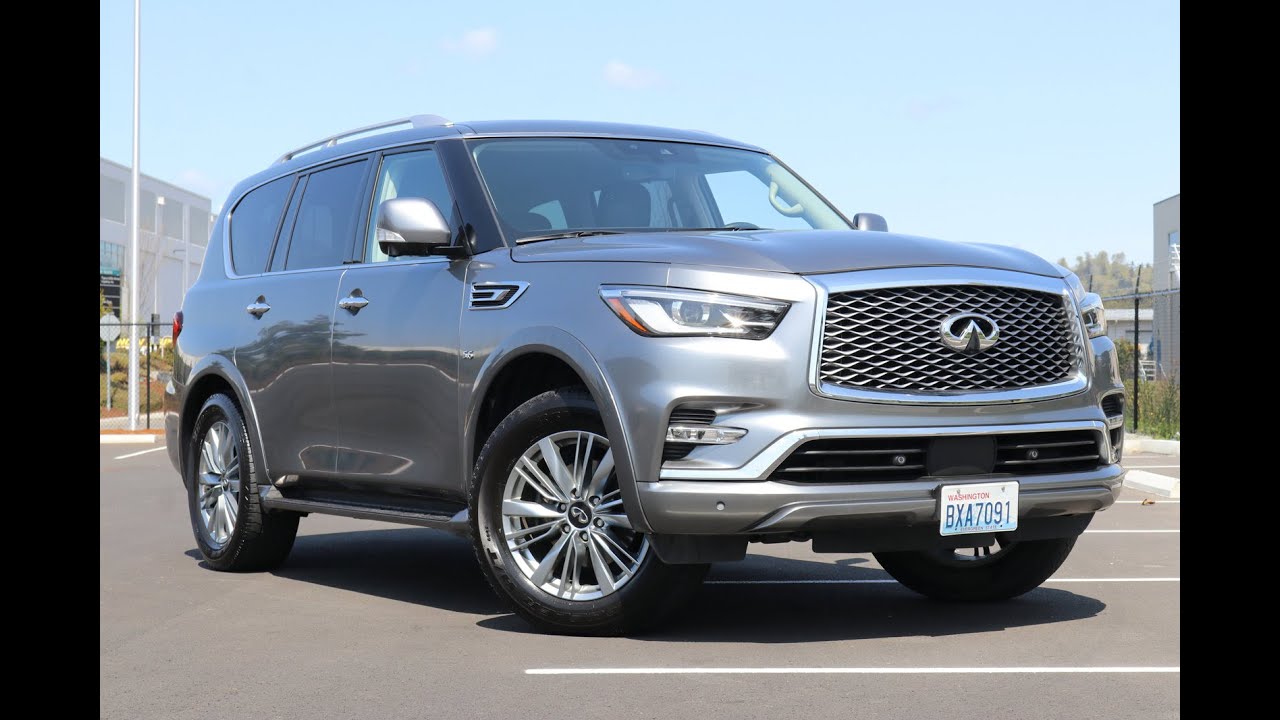 2020 INFINITI QX80 LUXE with ProAssist Walk Around and Info