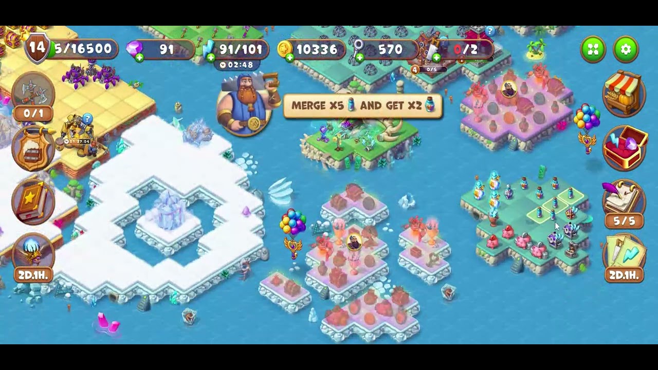 Mergest Kingdom Level 13,14 (i hate key }:(  ) -HUGE CRAB-