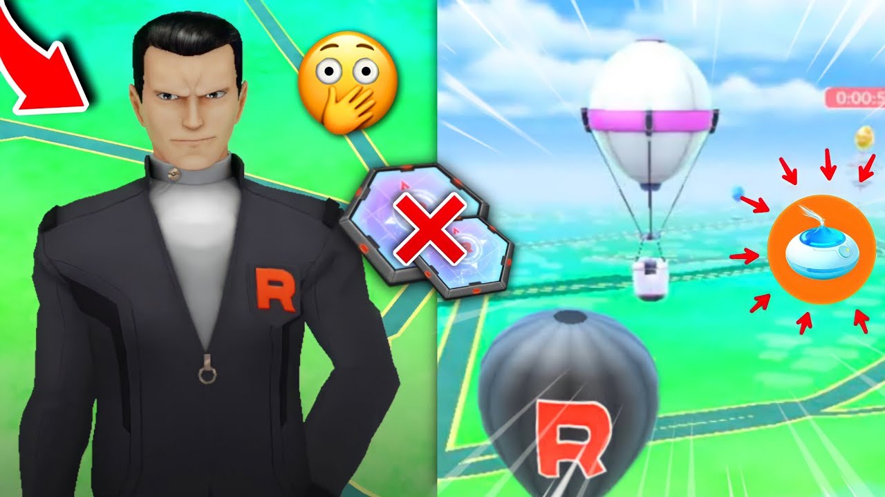 😲omg! Giovanni without super rocket radar.