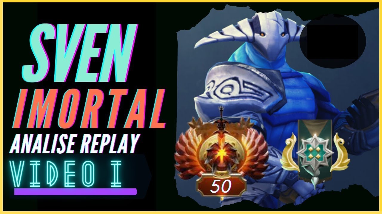 Como jogar de Sven Dota 2 [8k MMR] | Melhor Hard Carry Do meta