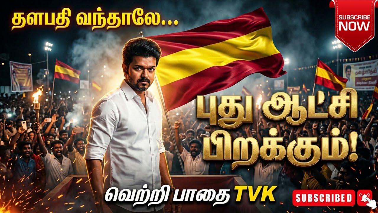 தளபதி வந்தாலே 🔥 புது ஆட்சி பிறக்கும் | வெற்றி பாதை TVK Anthem | 2026 | Isai Maapla | Subscribe now..