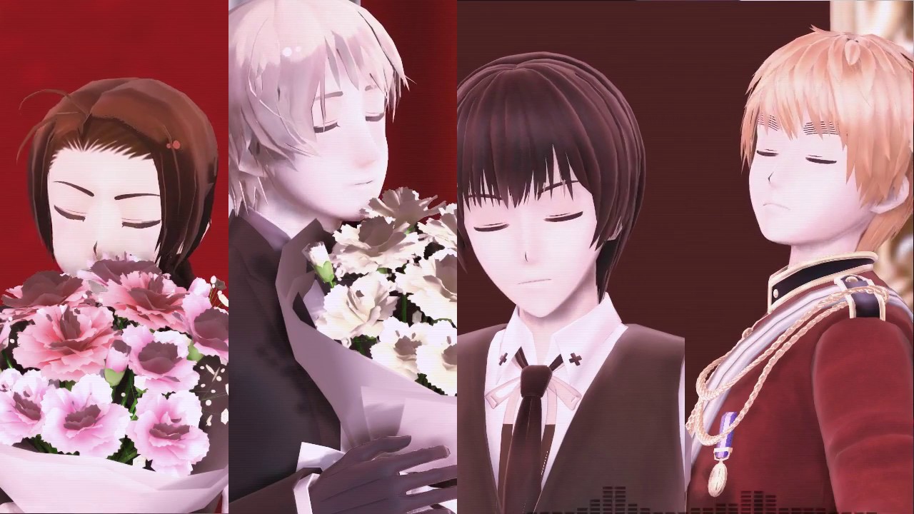 [APH/Hetalia MMD] ELECT (China/Russia/Japan/England)