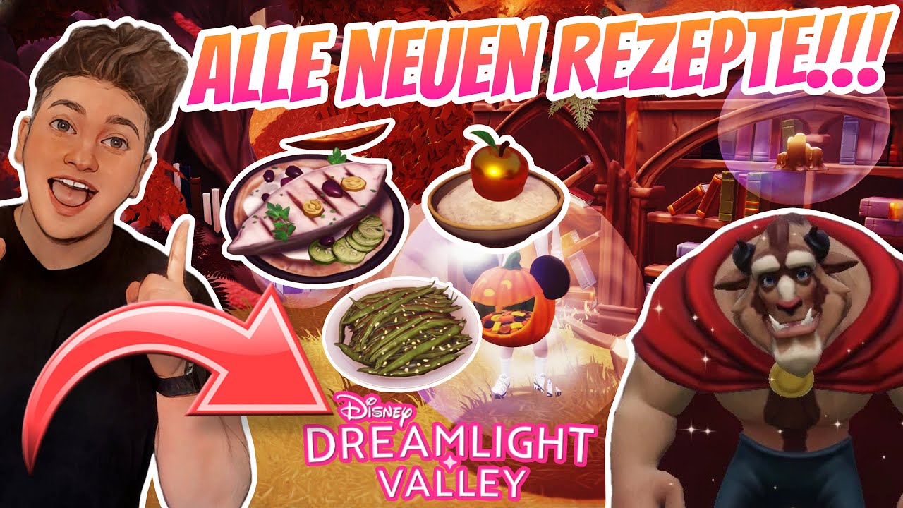 96 GERICHTE!!! 🤩 Alle NEUEN „THE STORYBOOK VALE“ REZEPTE & GEHEIME BEAST Aufgabe | Dreamlight Valley