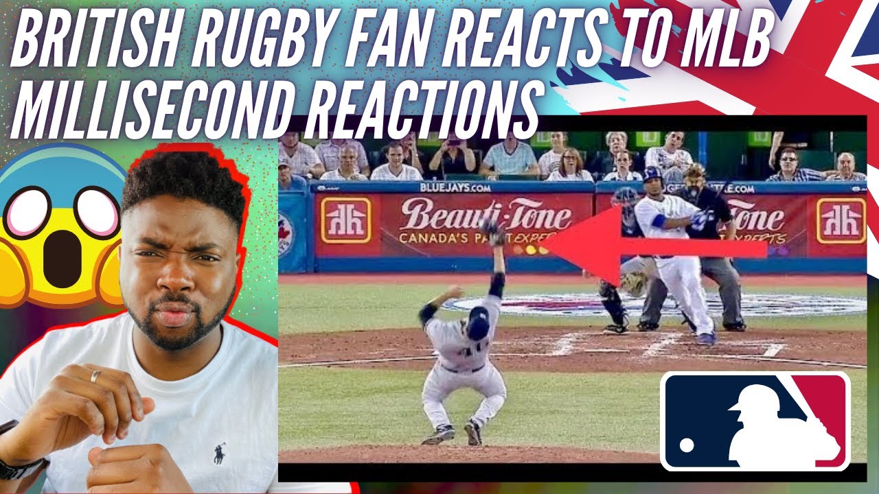 🇬🇧  BRIT Rugby Fan Reacts To MLB Baseball MILLISECOND Reactions!