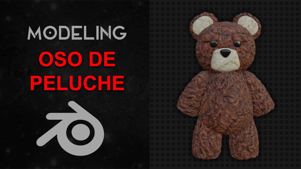 Modelado de OSO DE PELUCHE - PBR | BLENDER MODELING