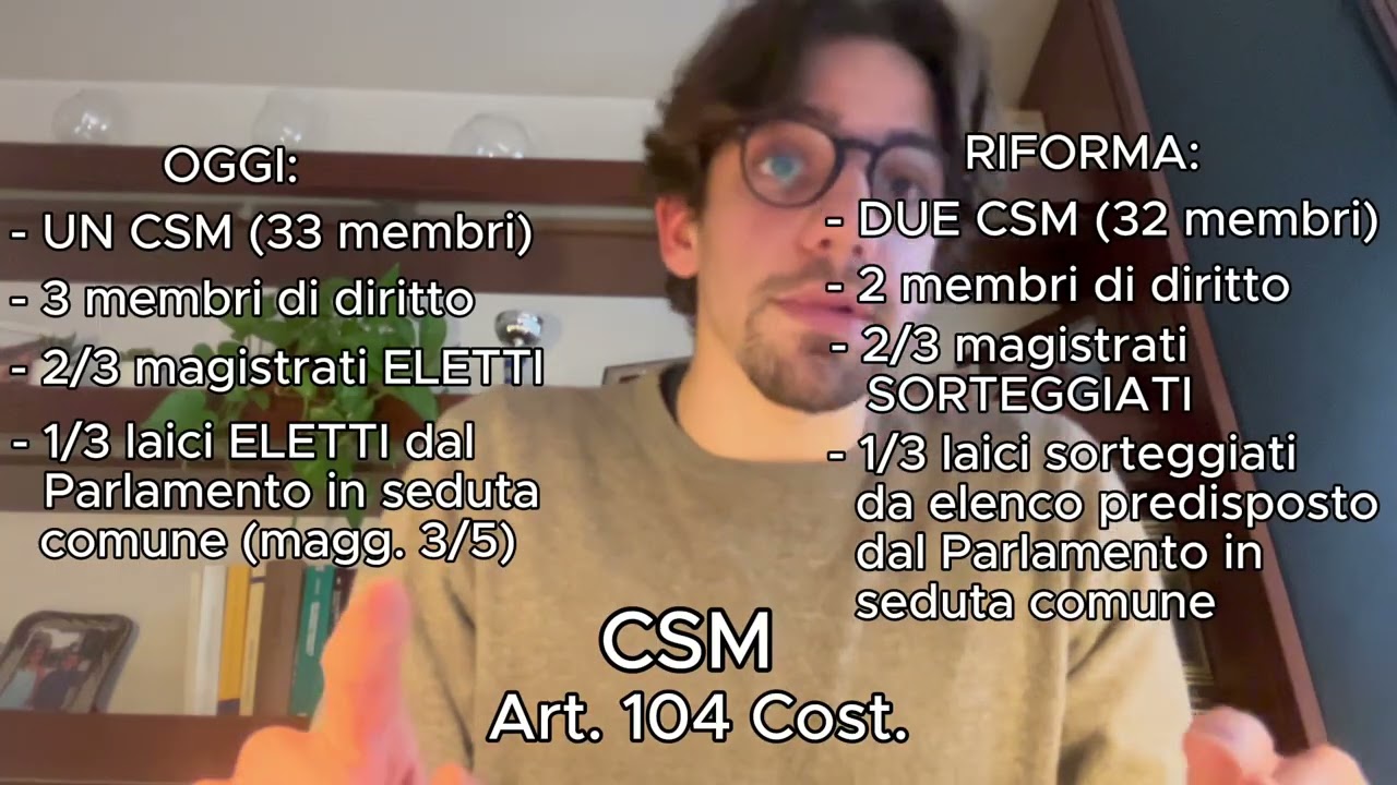 SPIEGAZIONE RIFORMA SEPARAZIONE DELLE CARRIERE