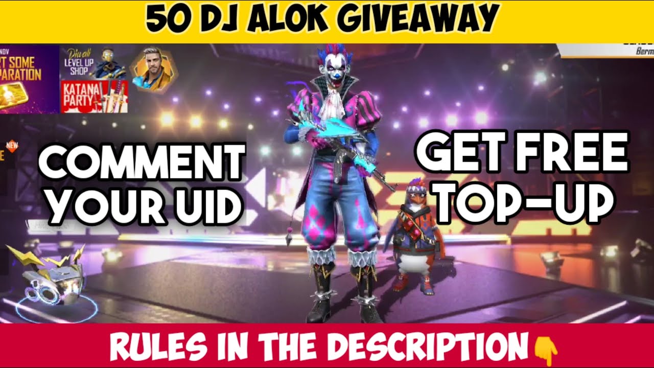How To Win Dj Alok For Free | Join the Giveaway fast | Rules In description🔥