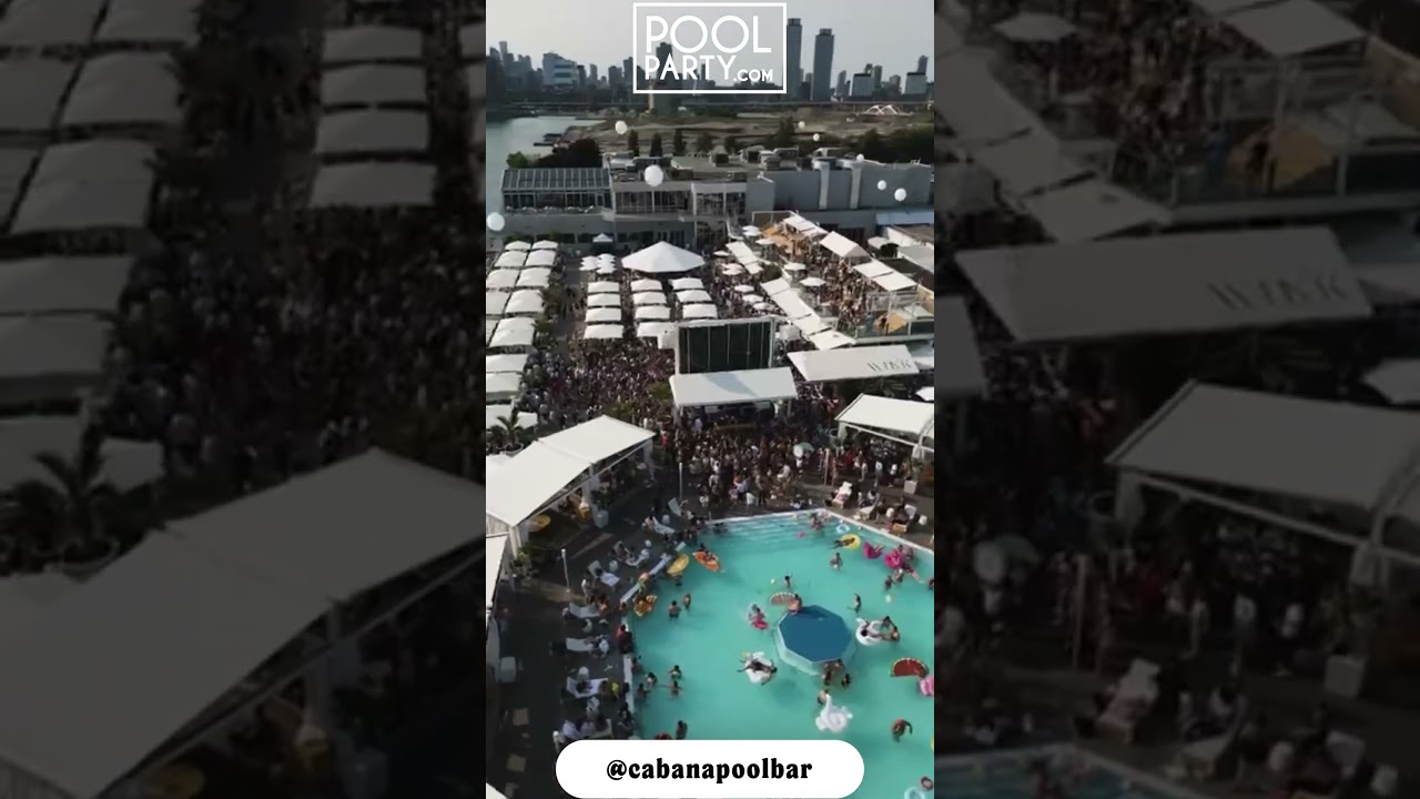 Cabana Pool Bar at Toronto, Ontario  #poolparty #ontario #summervibes
