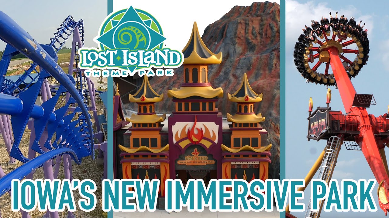 Lost Island Theme Park Review | All Rides, Attractions, Theming & More | Waterloo, Iowa