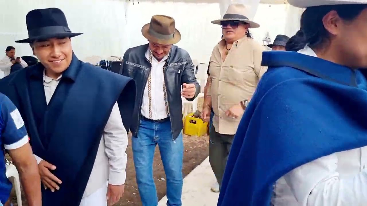 Matrimonio en tocagon 2025 grupo Ayllus de pinsaqui. padrinos José Luis Maigua & Lucila Tocagon