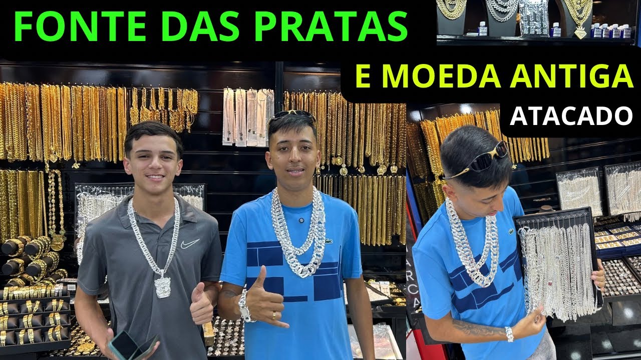 FONTE DAS PRATAS MISTAS E MOEDA ANTIGA ATACADO BRÁS
