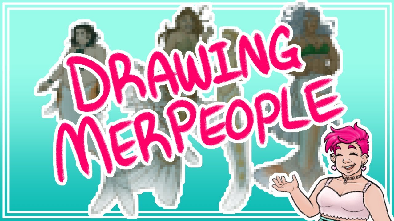 Making Merpeople for Mermay! | Speedpaint and Commentary