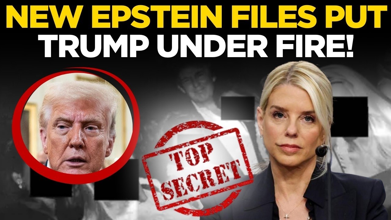 US NEWS LIVE: Pam Bondi Reacts to New Epstein Files Target Trump | Pam Bondi LIVE | World News LIVE