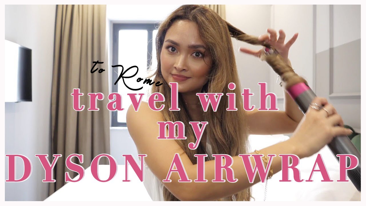 TOUCHED UP MY HAIRSTYLE WHEN TRAVEL WITH DYSON AIRWRAP