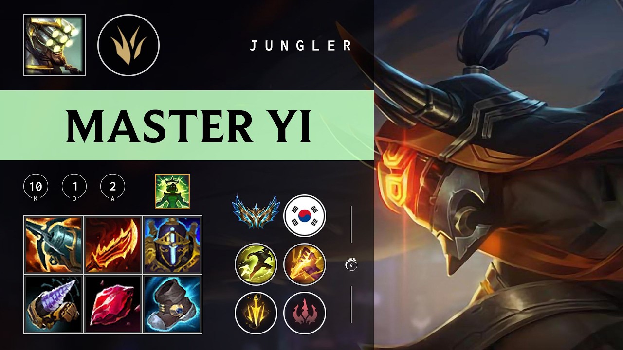 Master Yi Jungle vs Gwen - KR Challenger Patch 26.04