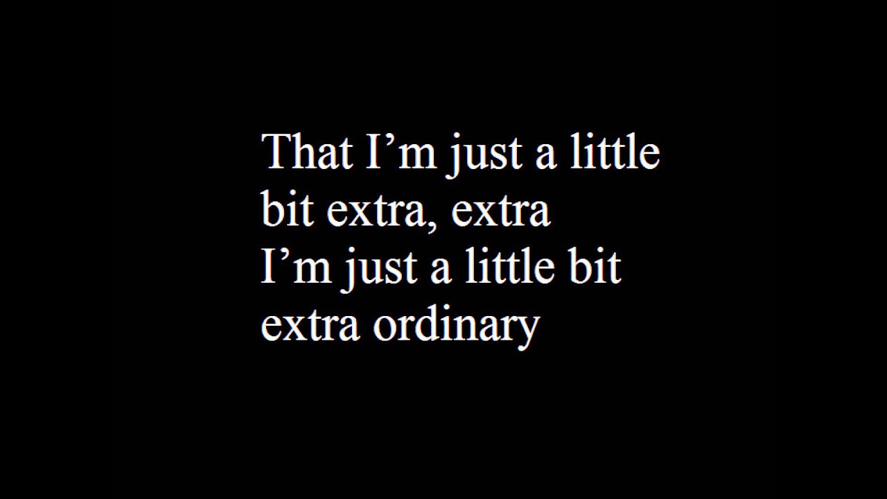 Extra Ordinary - Lucy Hale (lyrics)