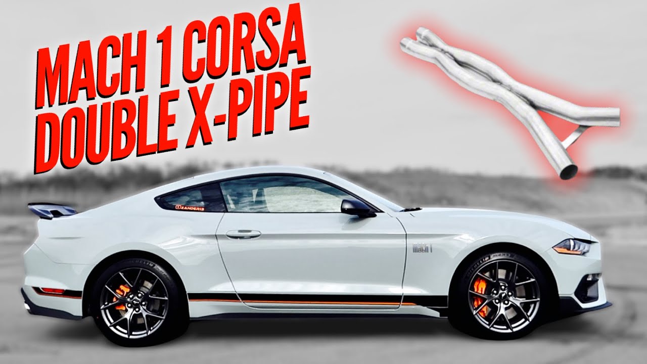 2021-22 MACH 1 MUSTANG w/ CORSA DOUBLE X-PIPE & FACTORY EXHAUST *MUCH LOUDER!