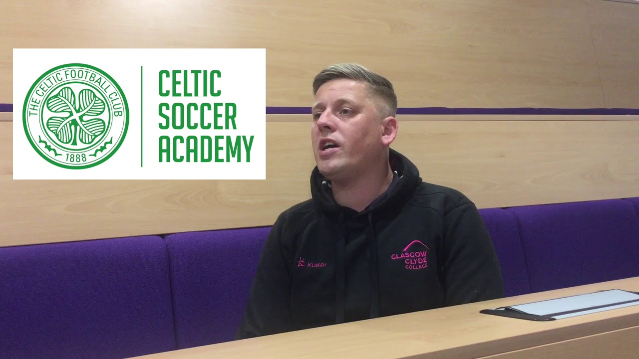 Student James Quail talks about his time studying football coaching at Glasgow Clyde College.