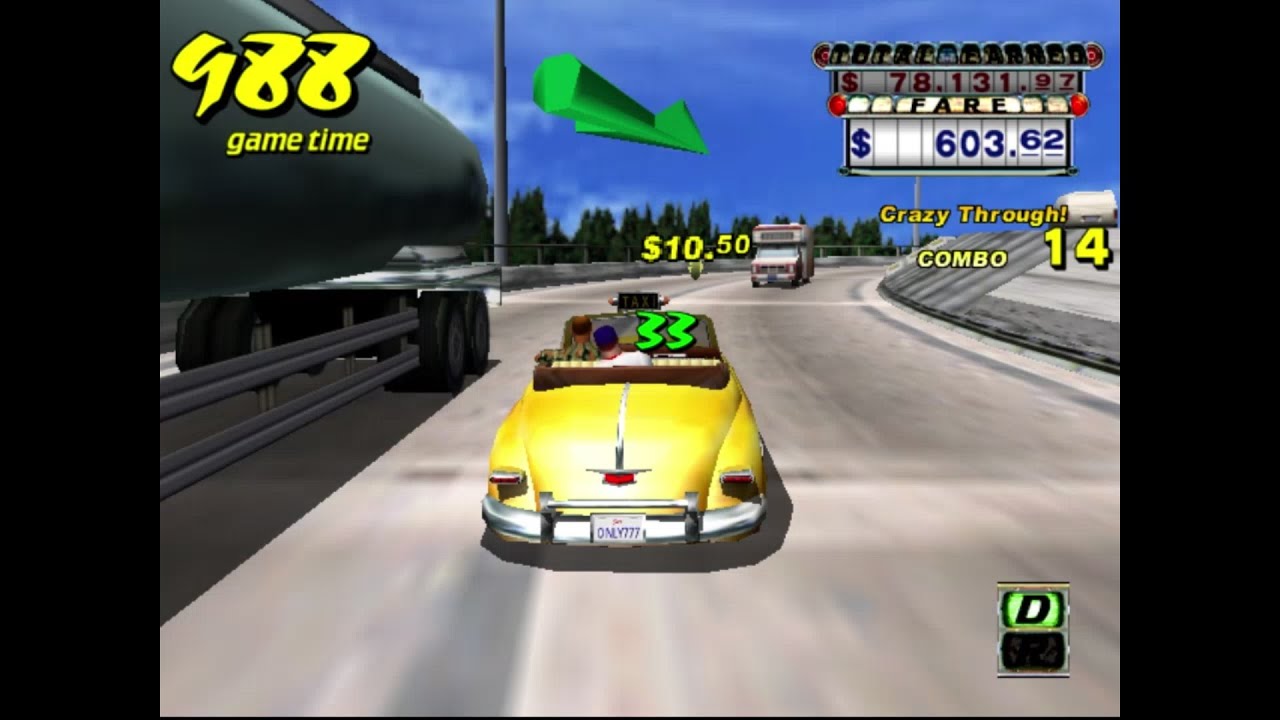 Crazy Taxi - Arcade - $138,795.50 - Gus - 230 customers [REDREAM]