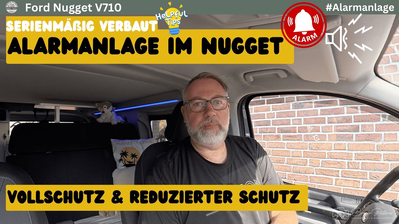 FORD NUGGET V710 - Alarmanlage 🚨 Vollschutz u. reduzierter Schutz beim Campen