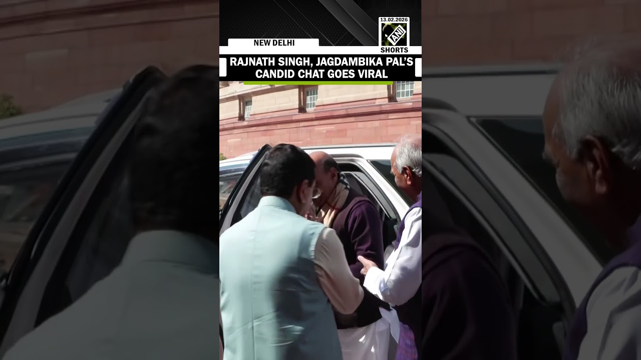 Defence Min Rajnath Singh and BJP MP Jagdambika Pal's candid talk goes viral outside Parliament