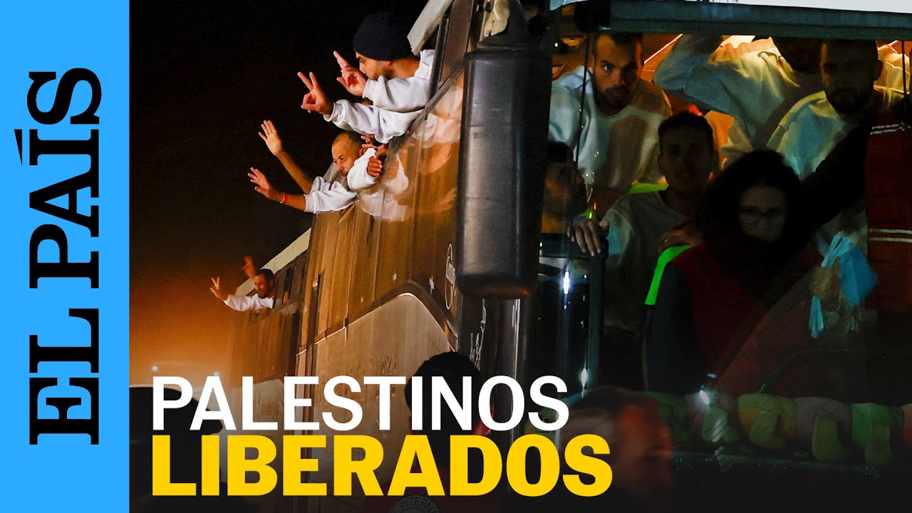 Israel libera a más de 600 palestinos en el último canje de la primera fase de tregua | EL PAÍS