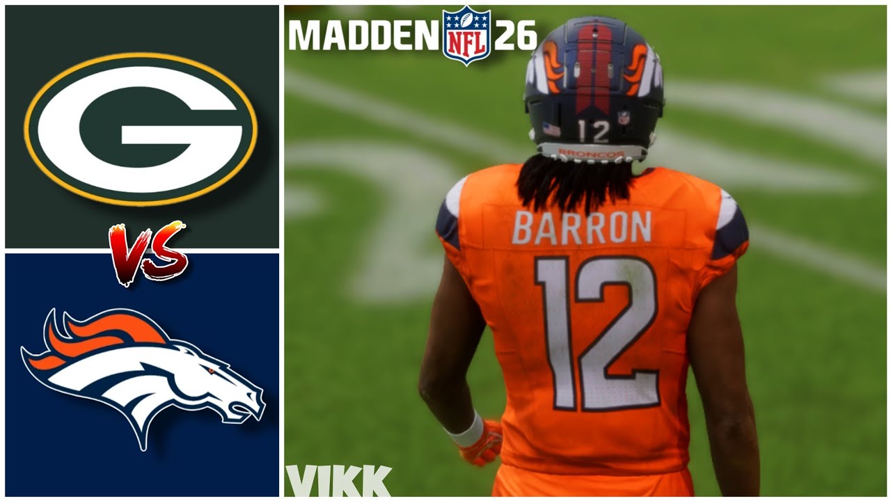 Packers vs Broncos Week 15 Simulation (Madden 26 Rosters)