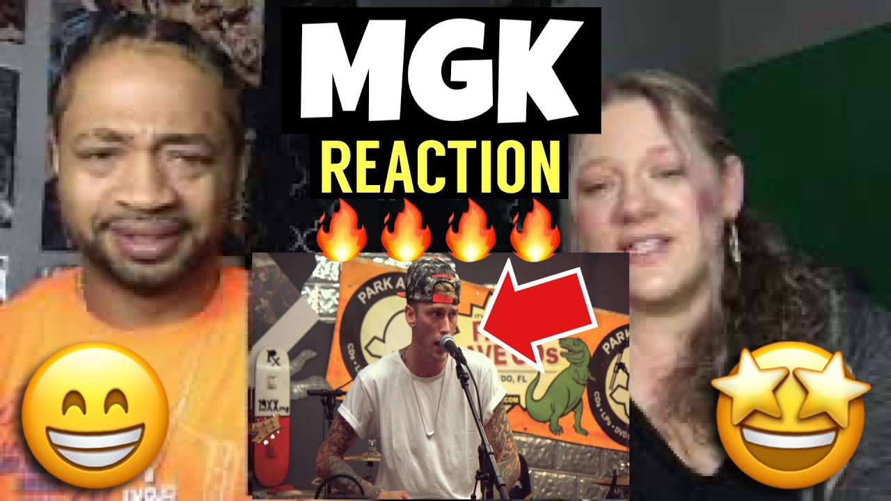 Machine Gun Kelly - Blue Skies (Live At Park Ave Cd's) #Reaction