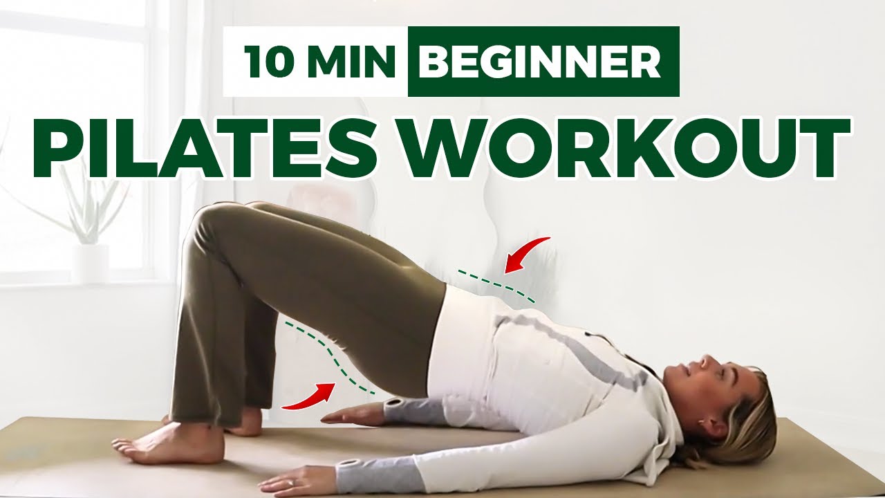 10 MIN Full Body Beginner Pilates Workout | No Equipment | CALLIEGUALY