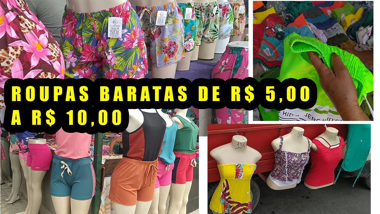 FEIRA DE CARUARU, ROUPAS BARATAS ATÉ R$ 10,00