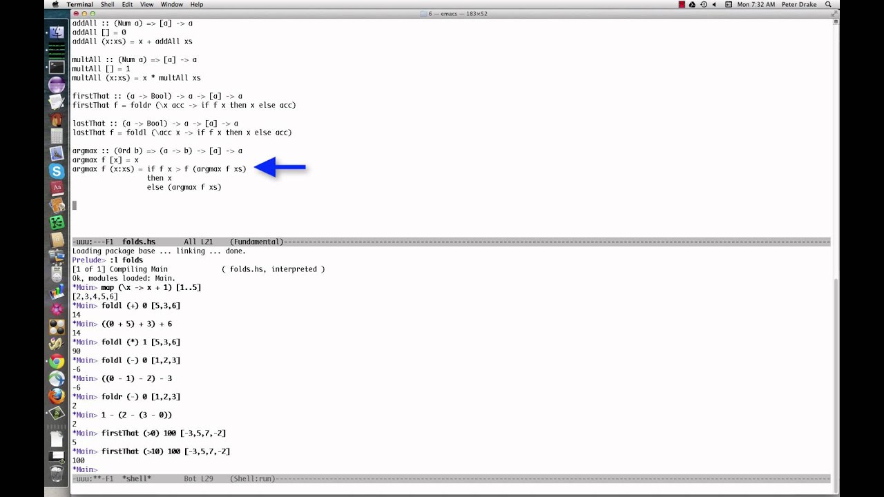 Haskell 6b: Lambdas and folds